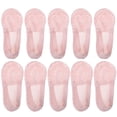thumbnail image 1 of 5 pares de calcetines invisibles de encaje de boca profunda, sexy, transpirables, suaves, de moda, calcetines invisibles para mujer, color rosa, 1 of 1