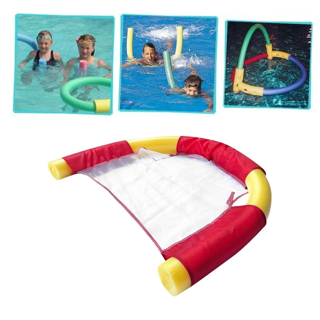 Silla Flotante de Piscina Hugo de Malla Amarillo 6.5x150cm