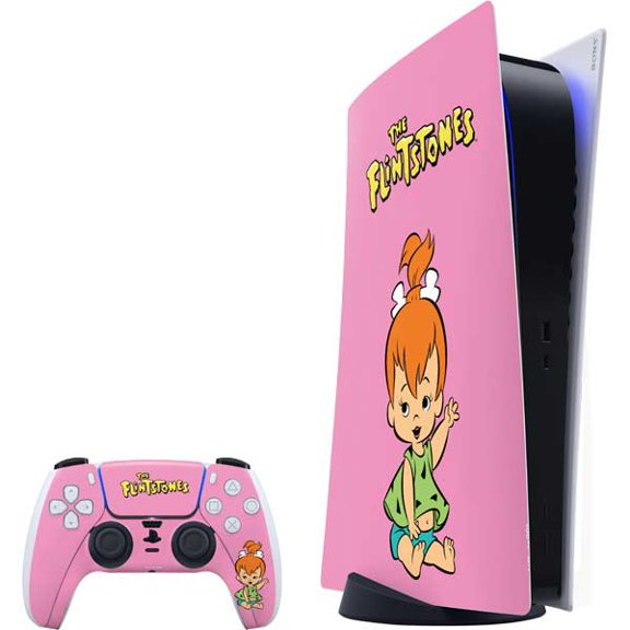 Skinit Cartoons Pebbles Flintstone PS5 Bundle Skin