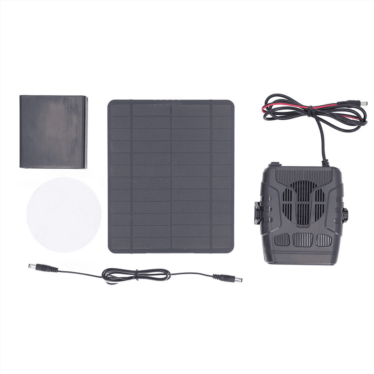 Portable Solar Panel Heater 12V 20W - Outdoor Camping, Car, and Pet Warmer, Efficient Heating