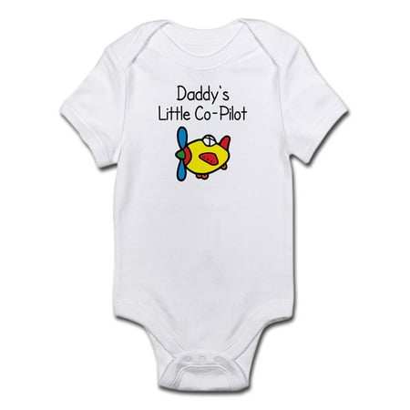CafePress - Daddy's Little Co-Pilot Baby Bodysuit - Baby Light Bodysuit