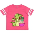 thumbnail image 3 of Inktastic Dragon Cupcake 3rd Birthday Boys or Girls Toddler T-Shirt, 3 of 5
