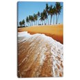 thumbnail image 2 of Beautiful Beach with Row of Palms - Seascape Canvas Art Print, 2 of 3