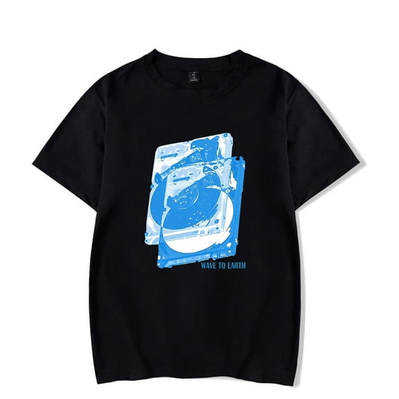 Wave To Earth Merch T-Shirt Tee Men Women T-Shirt Unisex Men Women Cool Short Sleeve Shirt Summer Clothes