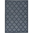 thumbnail image 2 of Nourison Easy Care Indoor/Outdoor Navy Blue 4' x 6' Area Rug, Moroccan, Trellis, Bedroom, Living Room, Backyard, Deck, Patio, Easy Clean, Non Shedding, 2 of 10