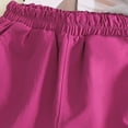 thumbnail image 6 of LJEFF Girls Elastic Waist Shorts, 4-Way Stretch High Waist Lightweight Quick Dry Shorts for Kids Hot Pink Size 6 Years, 6 of 8