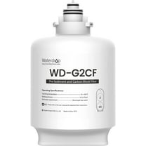 Waterdrop WD-G2CF 2-in-1 Replacement Water Filter for Waterdrop WD-G2-B, WD-G2-W, WD-G2P600-W