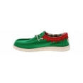 thumbnail image 4 of Heydude Wally Holiday Elf Casual Shoe | 42689-3XX Green, 4 of 6