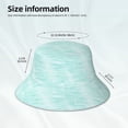 thumbnail image 3 of Fotbe Blue Bright Sombrero Tipo Pescador con Estampado – Sombrero de Sol de Algodón de Moda para Playa, Golf, Pesca, 3 of 6