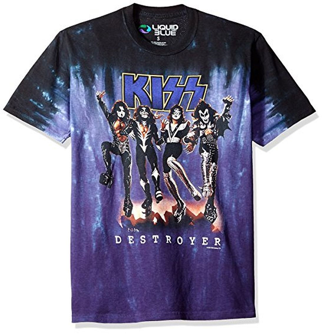 Officially Licensed Purple Tie Dye Back To The Future Graphic Tee T-Shirt New 