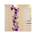 thumbnail image 1 of 3D Mirror Flower Removable Acrylic Wall Sticker Art Mural Decal Wall Home Decor, 1 of 3