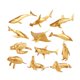 thumbnail image 2 of Modelo de animal en miniatura perfecl Juguetes educativos para niños 12 piezas, 2 of 8