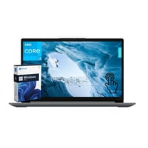 Lenovo Ideapad 1i Business & Student Laptop, 15.6" FHD IPS Touchscreen Display, Intel Core i3-1215U(6 cores), 12GB RAM, 256GB SSD, USB Type C, HDMI, WiFi6, Windows 11 Pro,Gray (12GB RAM | 256GB SSD)