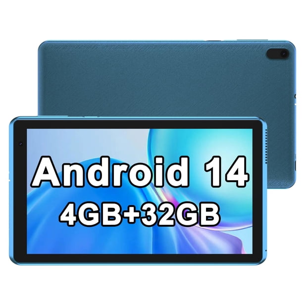 Tablet IWEGGO Android 14 de 7 pulgadas, 4 GB de RAM, 32 GB de ROM/1 TB, cámara de 5 MP