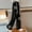 Black, variant on Zecgelong Girls Jeans Elastic Waist Wide Leg Pants Kids Jeans 6 16 Years Girls Jeans Size Black 6-7 Years