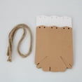thumbnail image 4 of With Rope Lantern Package Valentine's Home Cardboard Gift Boxes Party Supplies Candy Box Wedding Favor 10PC WHITE, 4 of 8