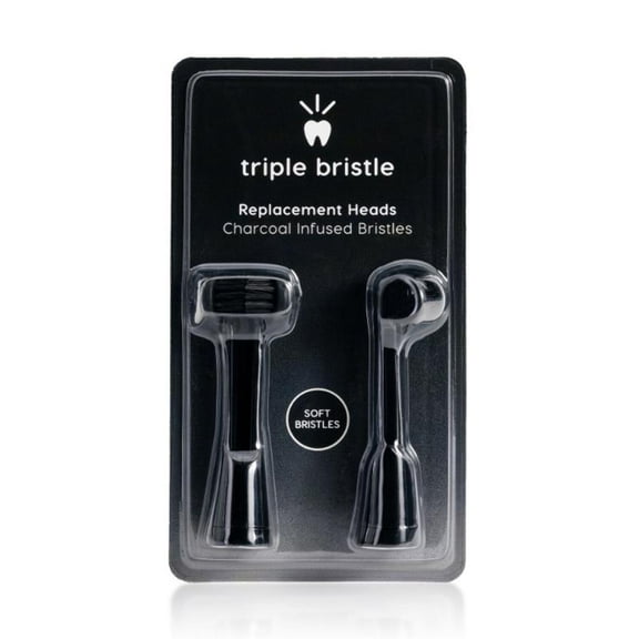 Triple Bristle Max Replacement Brush Heads