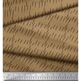 thumbnail image 3 of Soimoi Brown Cotton Voile Fabric Brush Stroke Abstract Fabric Prints By Yard 42 Inch Wide, 3 of 3