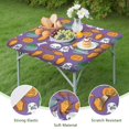 thumbnail image 4 of Halloween Themed Table Cover with Elastic Edge 36x36 Inch Square - Features Ghosts and Pumpkins Pattern for Festive Seasonal Table Protection, 4 of 6