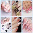 thumbnail image 6 of Mixed Color Variety Bows 3D Nail Charms Assorted Bows Nail Charms Mix White AB Flatback Pearls for Manicure DIY Crafts Jewelry Accessories, 6 of 7