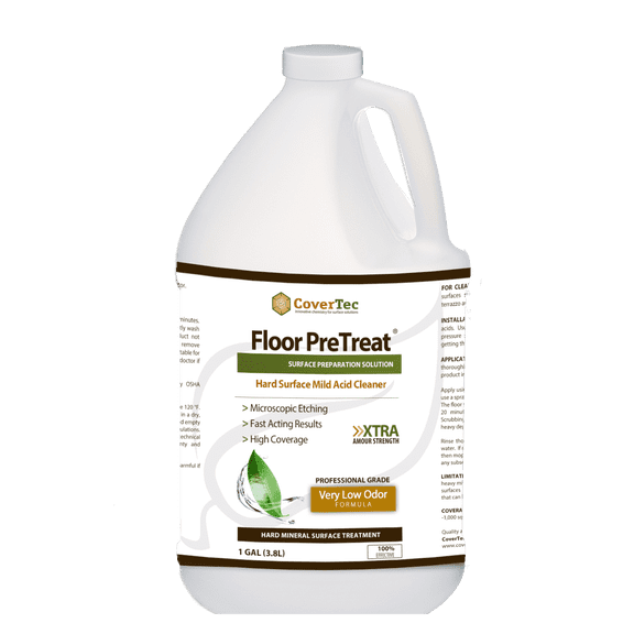 PreTreat Mild Acid Cleaner for Tiles and Concrete (1Gal)