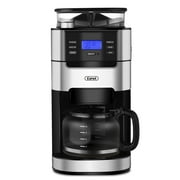 GEVI Grind and Brew Coffee Maker, 10-Cup Coffee Maker with Grinder Coffee Machine Programmable Timer,Keep Warm Plate, 1.5L Large Capacity Water Tank, 950W, Black
