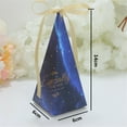 thumbnail image 4 of CAROOTU 50Pcs Pyramid Shape Candy Boxes with Ribbon Wedding Birthday Party Favor, 4 of 7