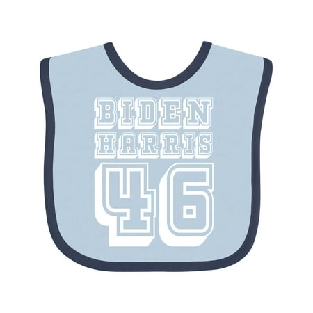 

Inktastic Biden Harris 46 Voting 2020 Gift Baby Boy or Baby Girl Bib