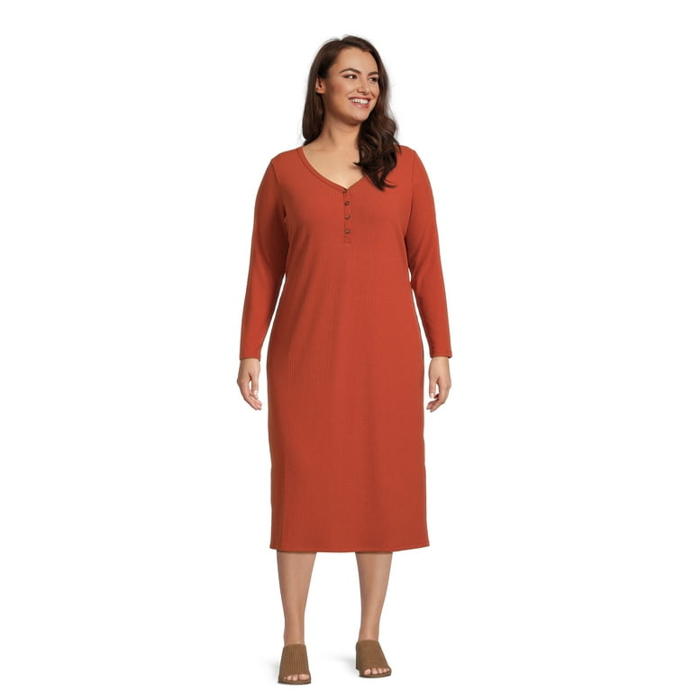Womens jersey midi clearance dress