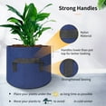thumbnail image 4 of 7-Pack Colorful Plant Grow Bags, Thickest Felt Fabric Pots 10 Gallon 7 Gallon 5 Gallon 3 Gallon, Garden Labels Included Potato Grow Bags, 4 of 6