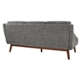 thumbnail image 4 of Mid-Century Sofa in Charcoal Fabric with Coffee Finish Legs, 4 of 8