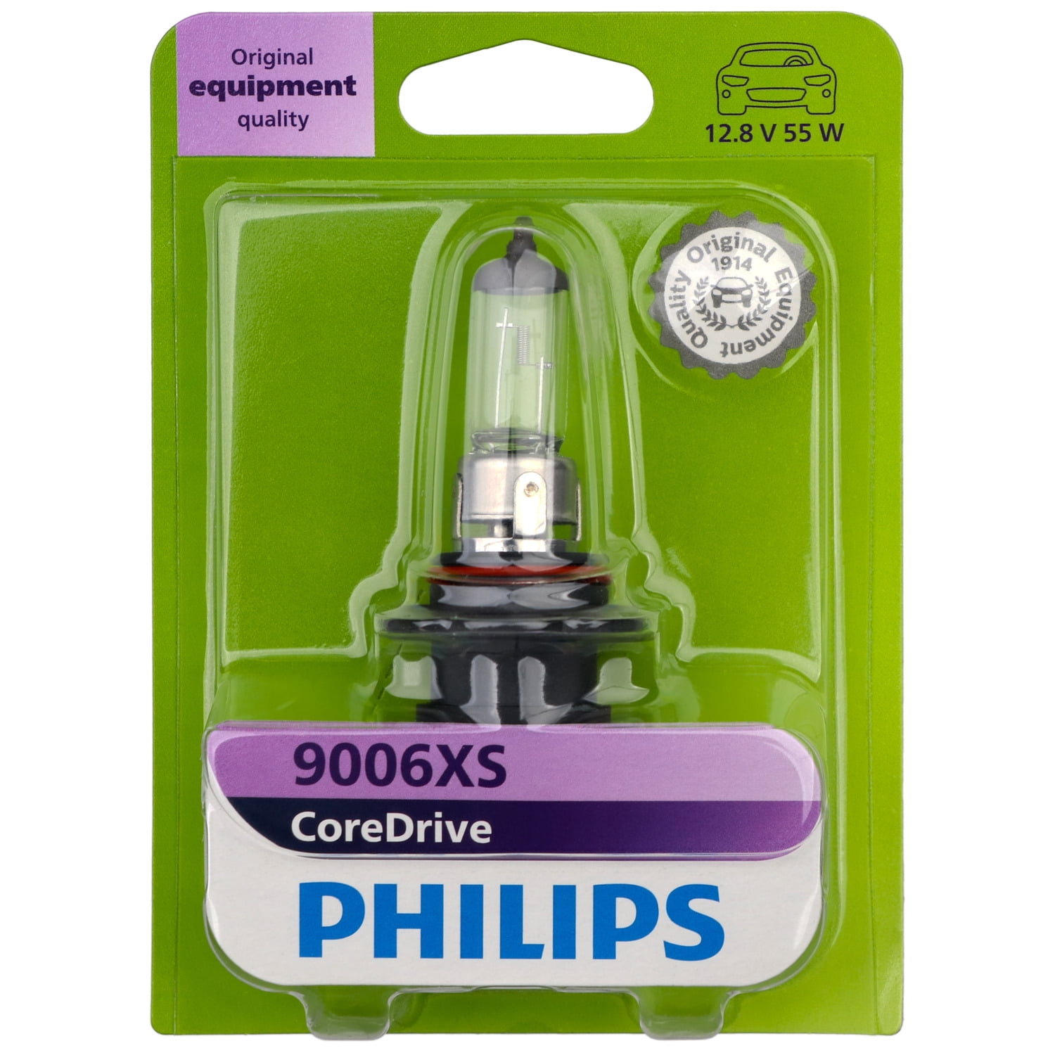 Philips CoreDrive 9006XS Halogen Headlight Bulb, 1 Pack, Fits Select Vehicles