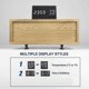 thumbnail image 5 of Digital Alarm Clock, with Wooden Electronic LED Time Display, 3 Alarm Settings, Humidity & Temperatu, 5 of 5