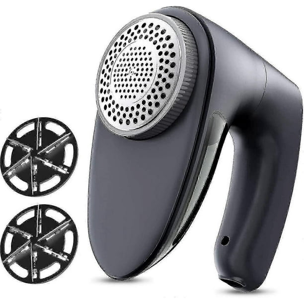 Fabric Shaver, Rechargeable Lint Remover With 6-blades And Electrostatic Brush, Effectively And Quickly Remove Fuzz For Clothes, Sweater, Couch, Blank