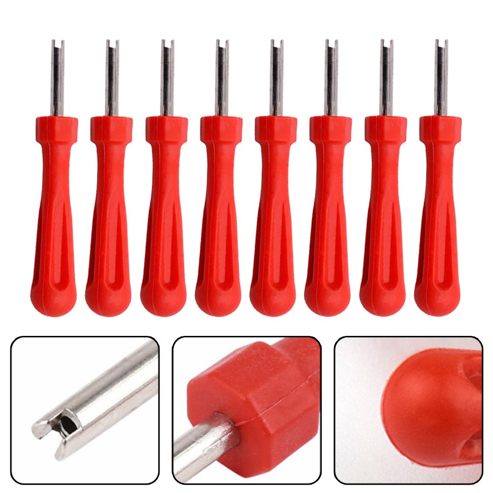 8 Pcs Tyre Valve Core Remover Screwdriver Tire Repair Tool for Car