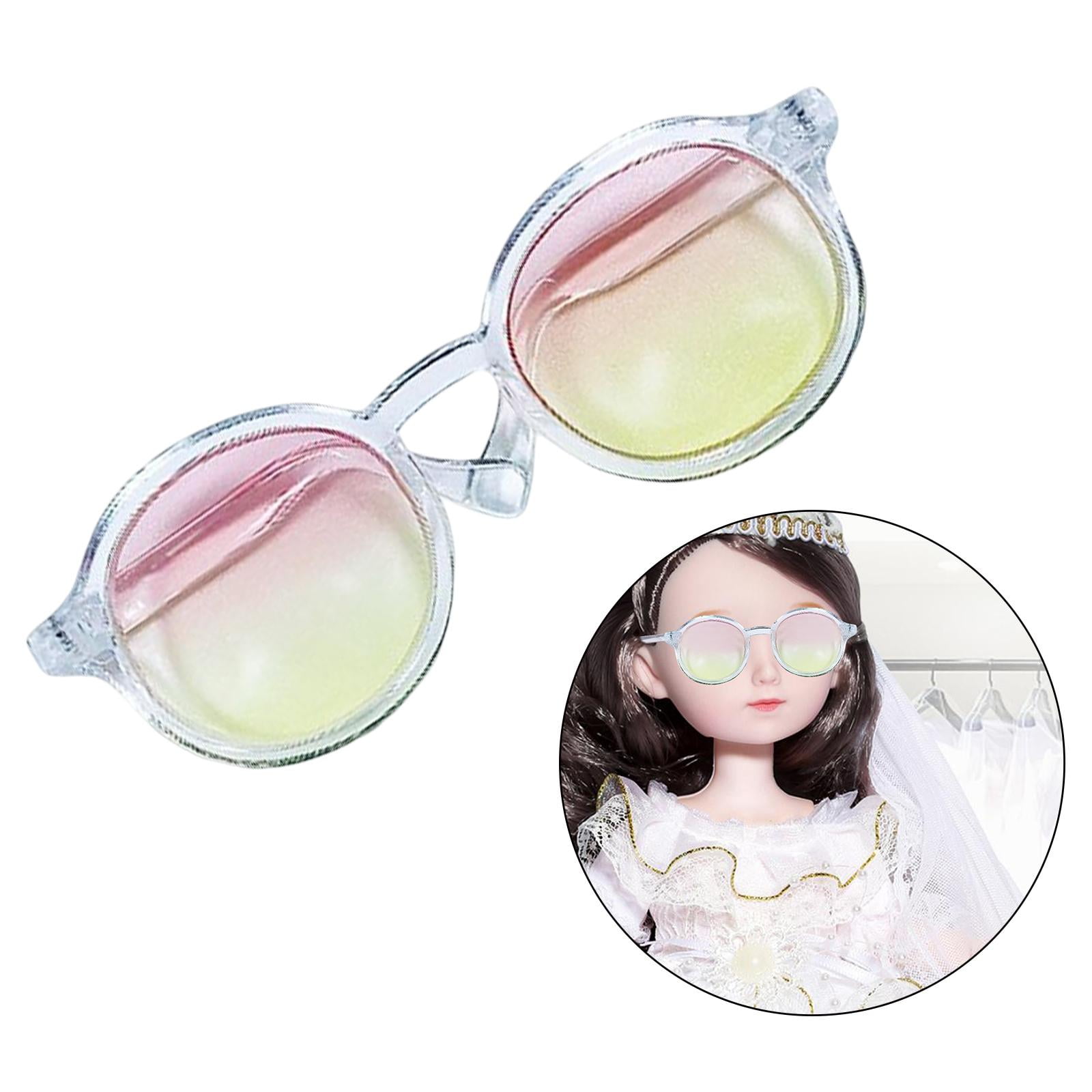 Doll Glasses Colored Eyeglasses Dolls Costume Accessories 2 Inch Other