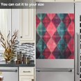 thumbnail image 3 of Yayeee Magnetic Dishwasher Cover for The Front Decoration Home Kitchen Machine Sticker Protector, Vibrant Green Tartan Pattern, 3 of 6