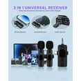 thumbnail image 5 of 2.4GHz Wireless Lavalier Microphone, Portable Mini Mic with High-Quality Materials & Smart Chip for Audio/Video Recording, 5 of 8