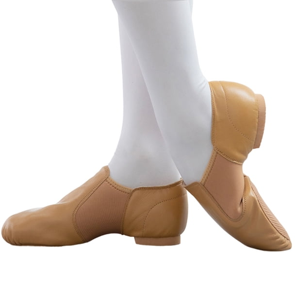 Zapatos Baile Jazz Slip On Shoe Suela Dividida Unisex para Mujeres Y Hombres