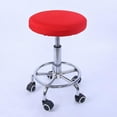 thumbnail image 4 of Fundas de tela elástica para taburetes de bar, fundas de asiento redondas, 28-35 cm (11-14 pulgadas), 8 colores rojo, 4 of 4
