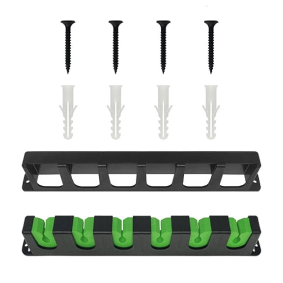 Jesscasday Fishing Rod Rack Holder Wall Mount Vertical 6 Rods Fishing Rod Holder with Foam