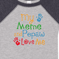 thumbnail image 4 of Inktastic Meme and Pepaw Love Me Boys or Girls Baby Bodysuit, 4 of 5