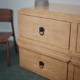 thumbnail image 4 of Renovators Supply Cabinet Pulls 2-3/4" Black Wrought Iron Swing Handle Drawer Pulls w/Screws, 4 of 9