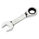 thumbnail image 1 of Llave Trinquete Rápida 72 Dientes Corto Mini Llave Torx Extremo Abierto Llave Hardware Reparación Automóviles Dos Vías Que Ahorra Mano Obra (16 Mm), 1 of 8