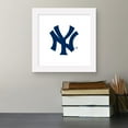 thumbnail image 3 of Gallery Pops MLB New York Yankees - Secondary Club Logo Wall Art, White Framed Version, 12" x 12", 3 of 5