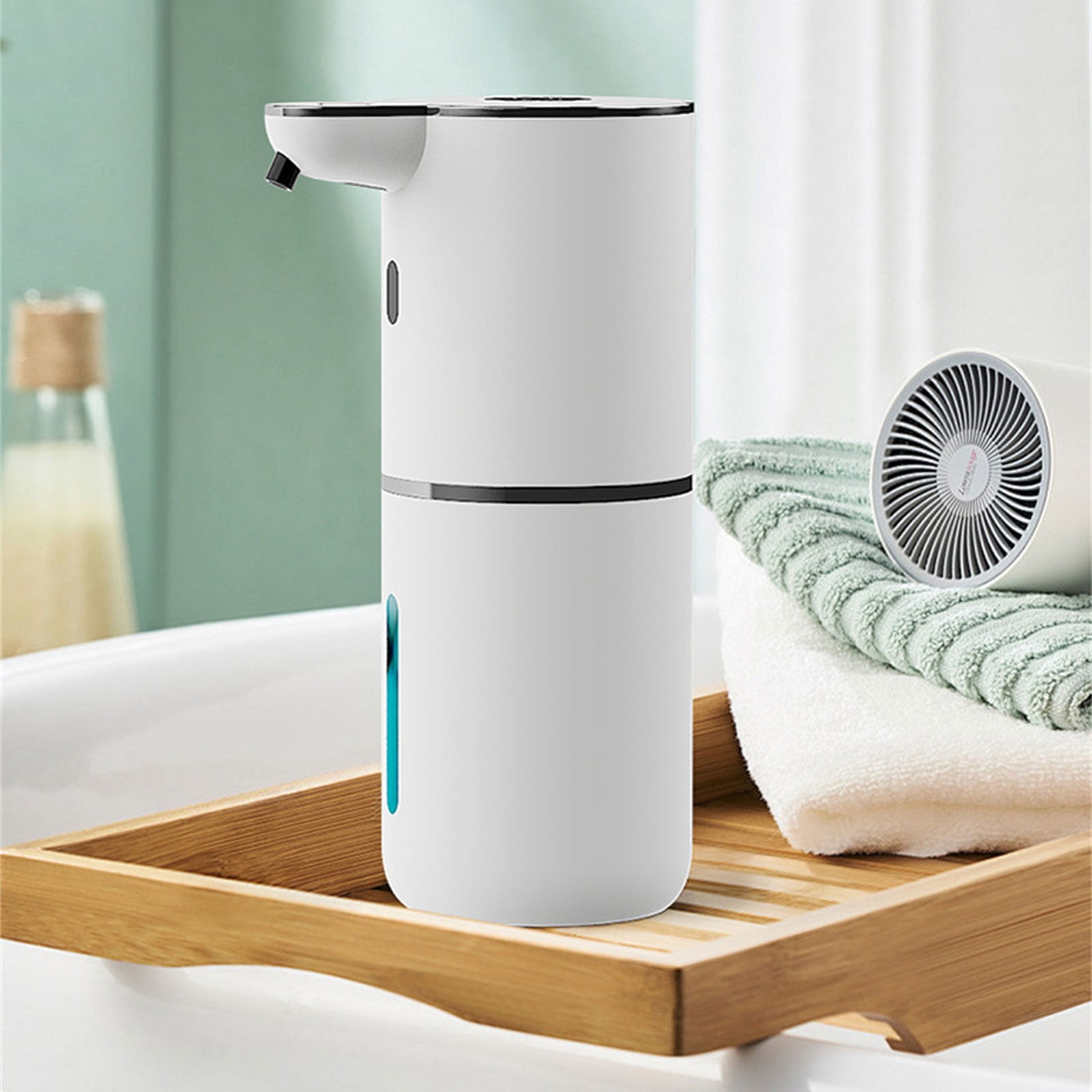 Automatic Hand Soap Dispenser Touchless Hand Washer Countertops 380ml Soap Dispenser for Home Restaurant Easy to Use