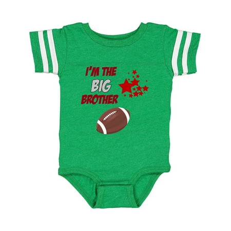 

Inktastic I m The Big Brother Football Gift Baby Boy Bodysuit