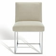 thumbnail image 2 of SAFAVIEH Cire Leather Dining Chair, Black Leather/Natural Body, 2 of 10