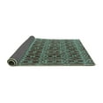 thumbnail image 2 of Ahgly Company Indoor Rectangle Abstract Turquoise Blue Modern Area Rugs, 8' x 10', 2 of 4