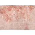 thumbnail image 2 of Botanical Wallpaper Wall Mural - Terracotta Palm Leaves, 2 of 5